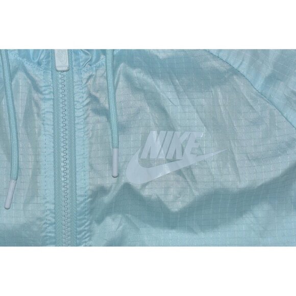 Nike Sportswear Windrunner Women’s Jacket Size M Mint/White Full Zip -Flaws- - Picture 3 of 14